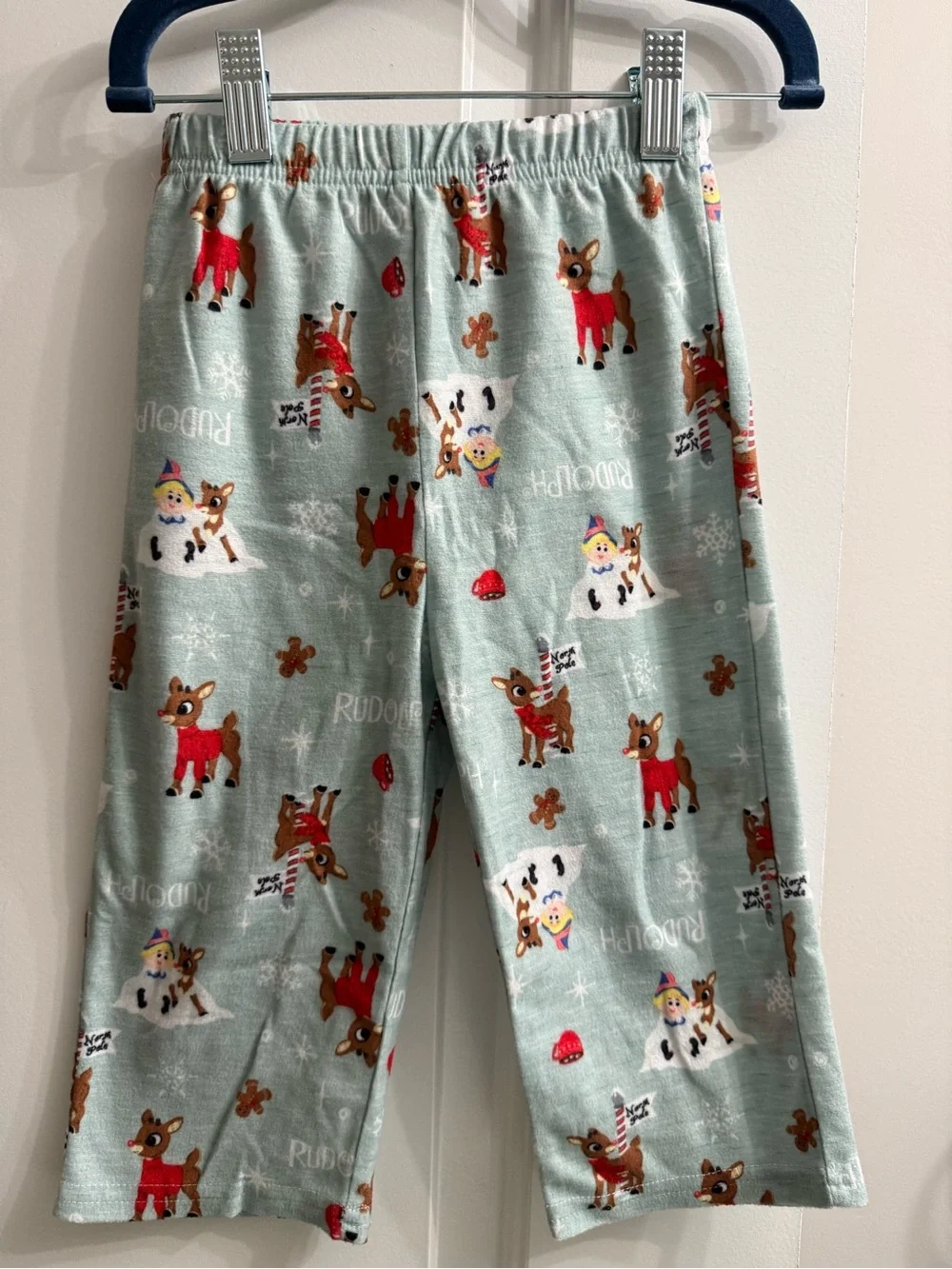 Rudolph Light Green Kids’ Pajama Set